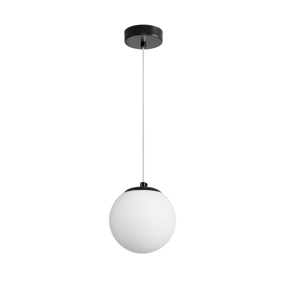 L.COLGANTE GLOBO 1XE27 15X100CM NE #DI-395-BK-Z