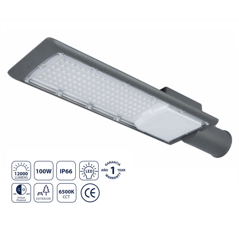 LUMINARIA 100W/12MLM/65K/100-277V  IP66 C/FOTO# STL-01-100W65K-Z