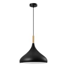 L.CAMPANA 1XE27 32.5X10X120CM NE/MAD# DI-327-BK-Z