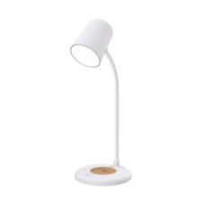 L.ESCRITORIO 7W/500LM/CCT BOCINA/CARGADOR/DIM 12X32CM #DI-409-BTWH-CCT-Z