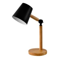 L.ESCRITORIO 1XE27 1.5X1.3X4.5CM NE/MAD # DI-315-BK-Z