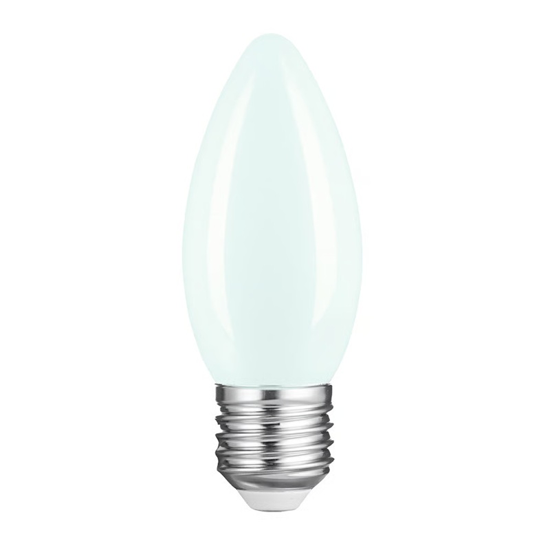 BOMBILLO VELA FROST E27/4.5W/420LM/360G/15MHR/65K DIM 127V#4DEICLEDFF65VC80
