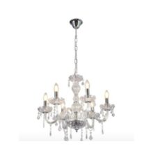 L.CRISTAL 6XE12 60X45CM CR# DI-572-CH-Z