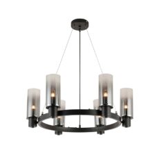 L.COLGANTE 6XE27 NE #DI-672-BK-Z