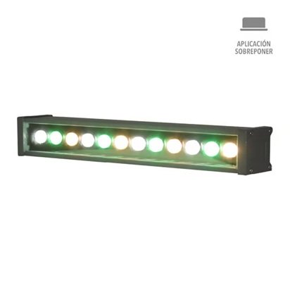 REFLECTOR BARRA 14.5W/950LM/30MHRS/30G 30K/65K/VERDE #14HLED1500LLVEMVG