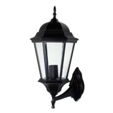 FAROL PARED 1XE27 26X23X50CM NE #OTD-88-WBK-Z