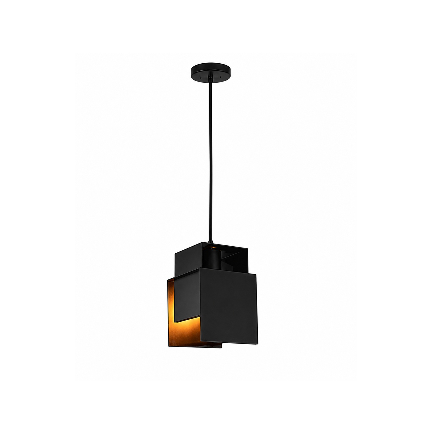 LAMPARA 1XE27 12X100CM NE/DOR # DI-109-BK-Z