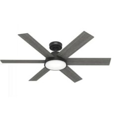ABANICO AC C/REMOTO 5801CFM 18W/1600LM/30K 52" BK#51853