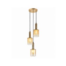 LAMPARA B.R 3XE27 28X180CM DOR #DI-591-GD-Z