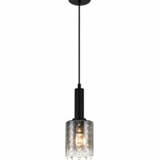 LAMPARA CRISTAL 1XE27 12X180CM NE #DI-592-BK-Z