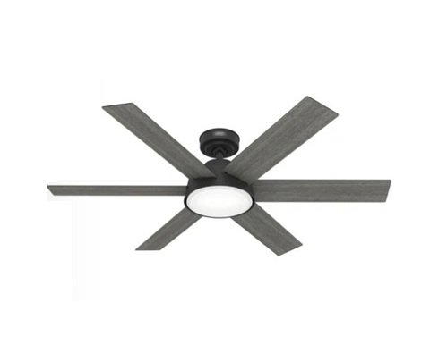 ABANICO AC C/REMOTO 5801CFM 18W/1600LM/30K 52" BK#51853