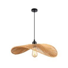 L.COLGANTE MADERA 1XE27 48X100CM # DI-403-WD-Z